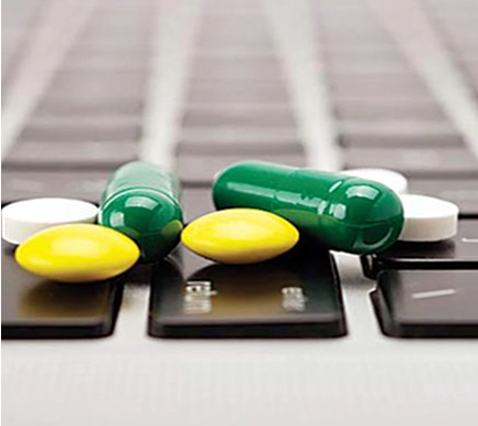 Capsules on keyboard